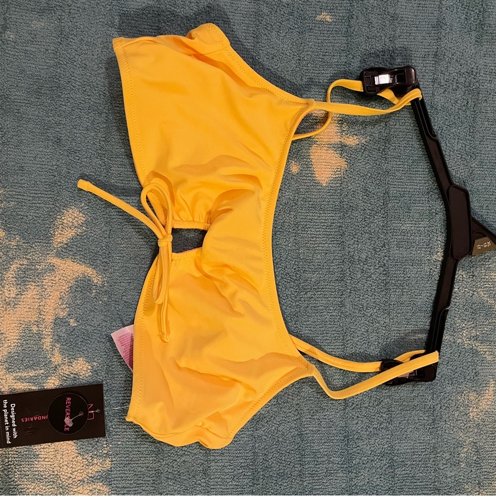 Yellow Bikini Top